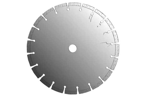 illustration fissure tole disque diamant